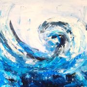 Wave | Acrylic on canvas | Aug. 2025
